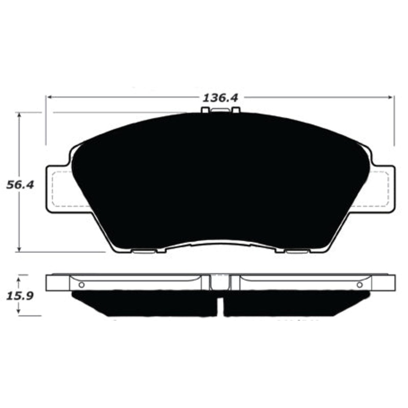 Porterfield Brake Pads for 2013 HONDA FIT