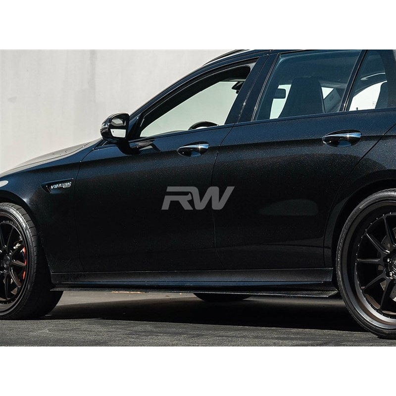 RW Carbon DTM Carbon Side Skirt Extensions – Mercedes / W213