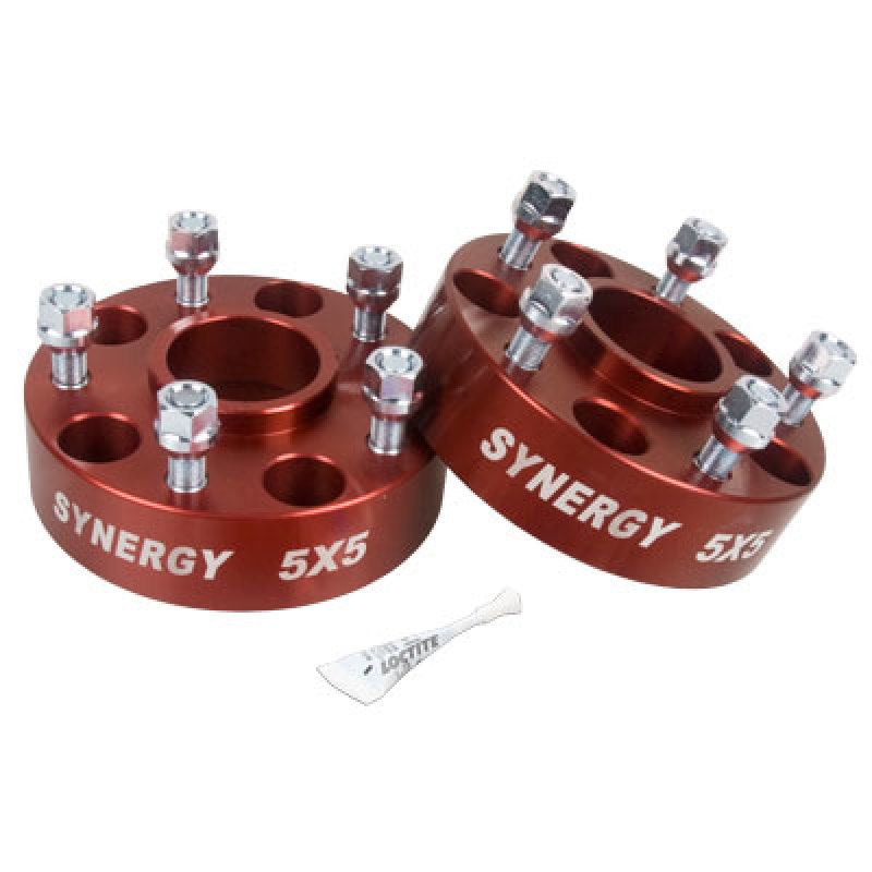 Synergy Jeep Hub Centric Wheel Spacers 5×4.5-1.25in Width 1/2-20 UNF Stud Size