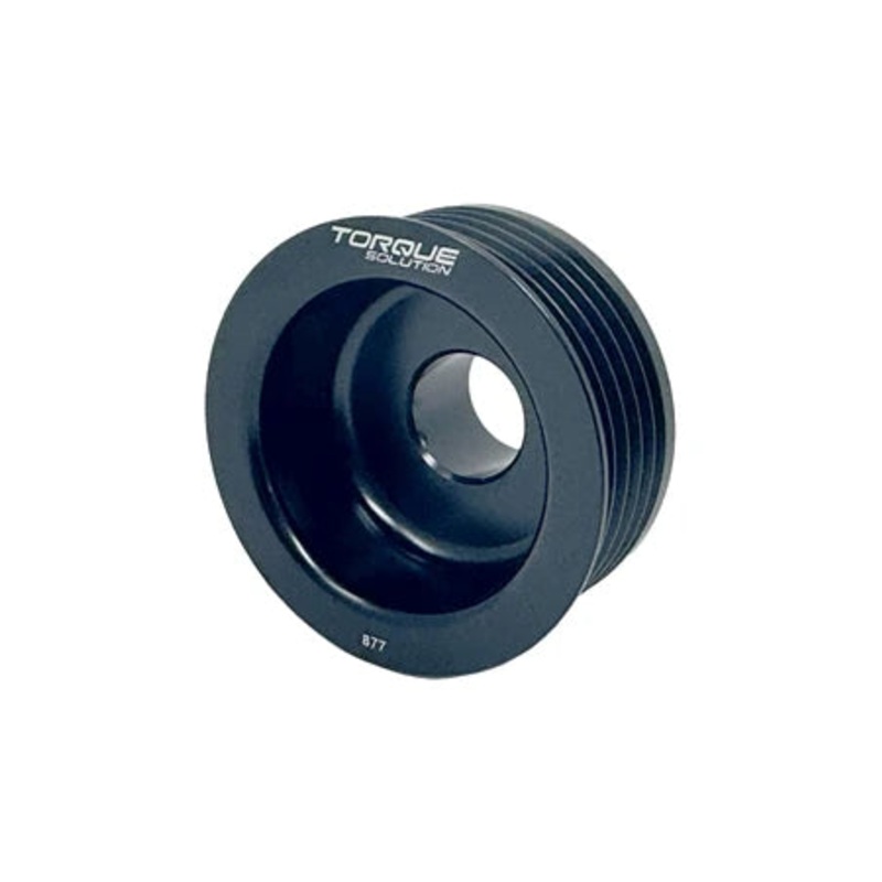 Torque Solution [02-05 WRX, 04-06 STI] Lightweight Alternator Pulley-Black | TS-SU-877