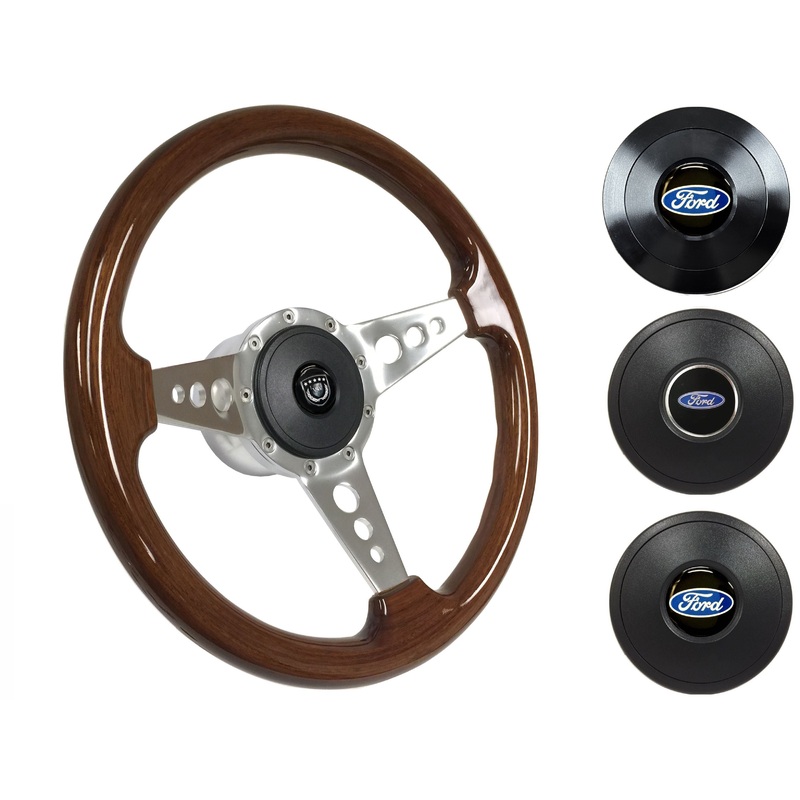1965-69 Ford Ranchero Steering Wheel Kit | Mahogany Wood | ST3076