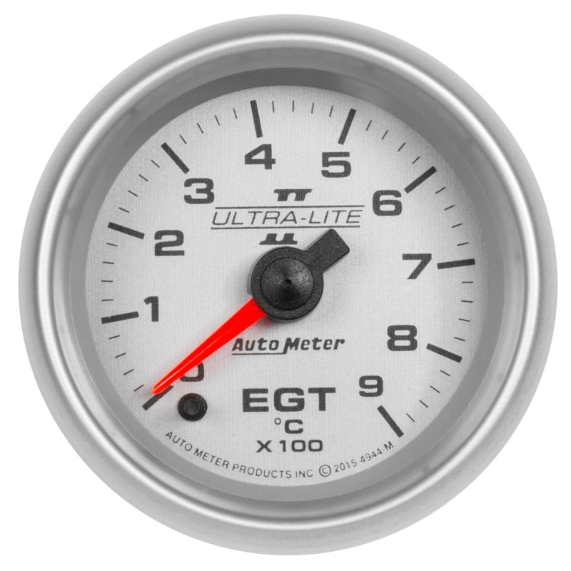 Autometer Ultra-Lite II Gauge Pyrometer | Egt 2 1/16in 900c Digital Stepper Motor Universal | 4944-M
