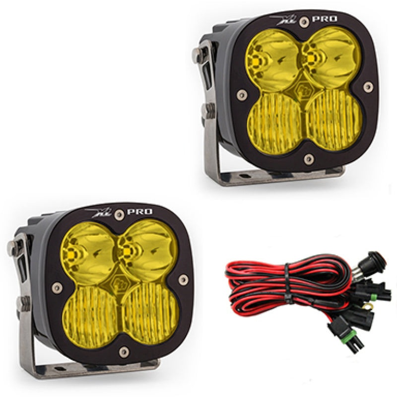 Baja Designs XL Pro Series Driving Combo Pattern Pair LED Light Pods – Amber