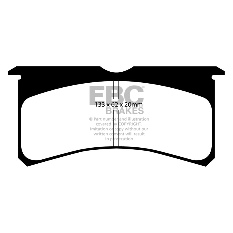 EBC Wilwood Superlite 4 Piston Caliper Orangestuff Brake Pads – 20mm Thick