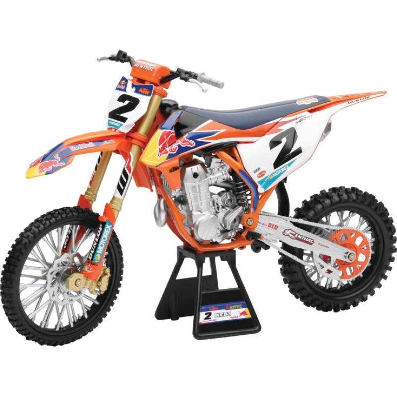 New Ray Toys Red Bull KTM 450SX-F (Cooper Webb #2)/ Scale – 1:6