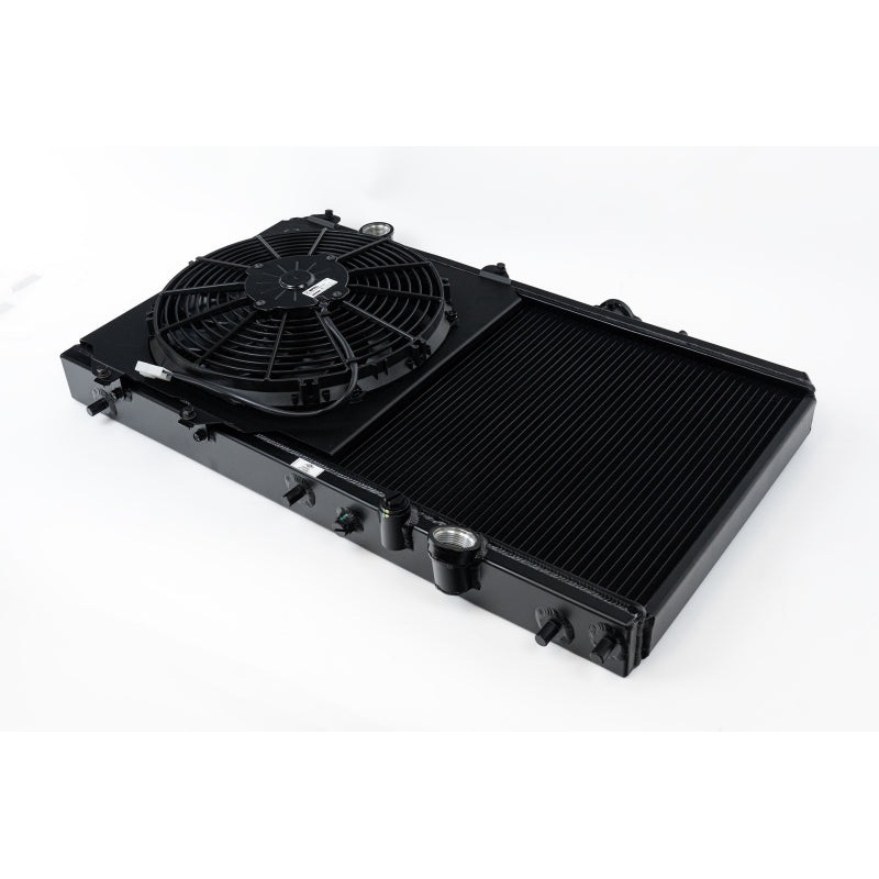 CSF 92-00 Honda Civic w/K-Swap V3 Radiator – Black Finish
