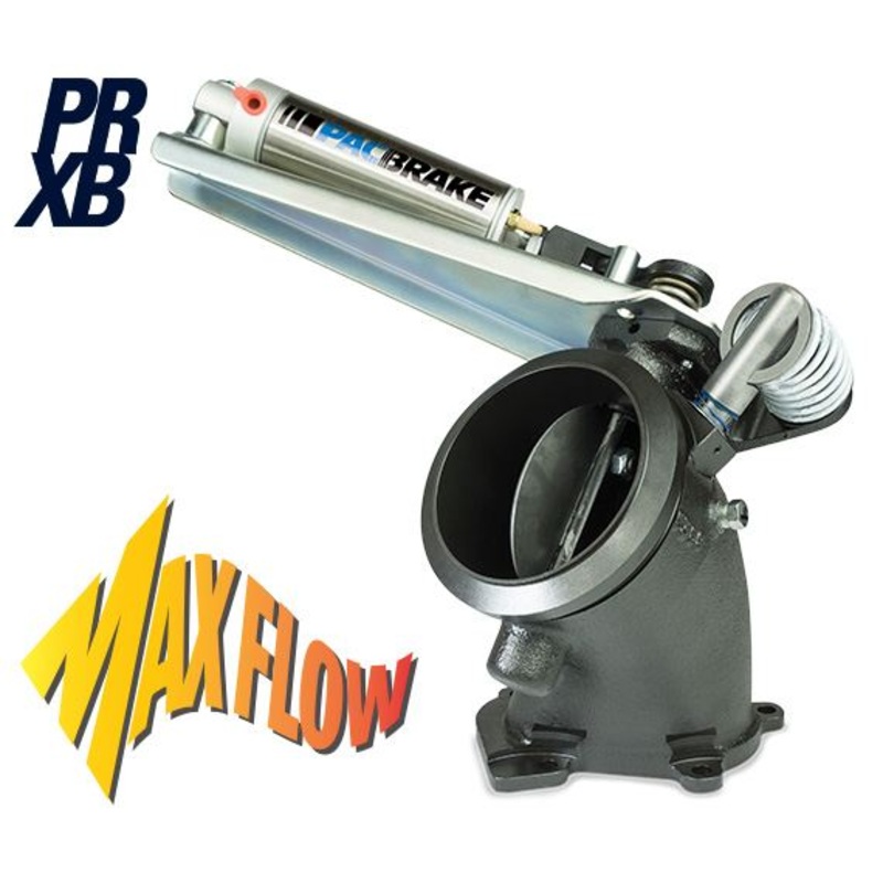 PacBrake C44072 Direct Mount 4 inch PRXB High Performance Exhaust Brake Kit W/Max Flow Design | 94-98 Dodge Ram 5.9L Cummins 2500 / 3500 Manual Trans