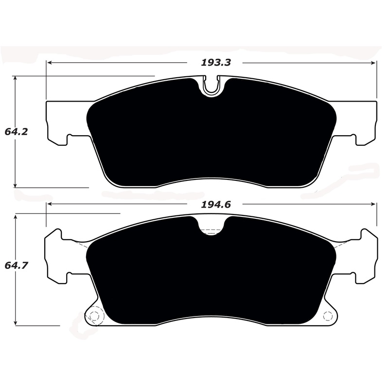 Porterfield Brake Pads for 2015 DODGE DURANGO