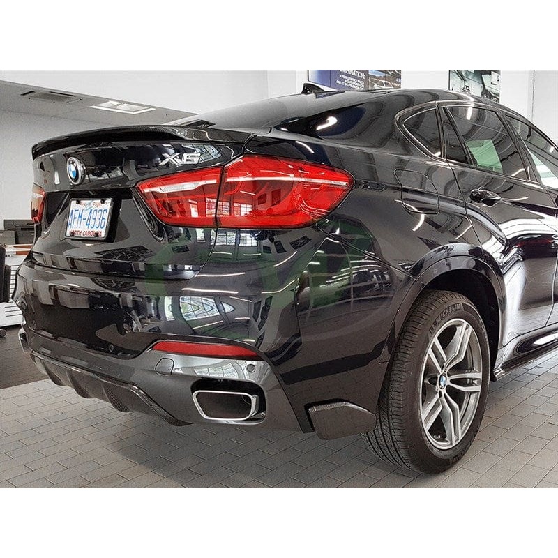 RW Carbon M Sport Carbon Fiber Diffuser – BMW / F16 / X6