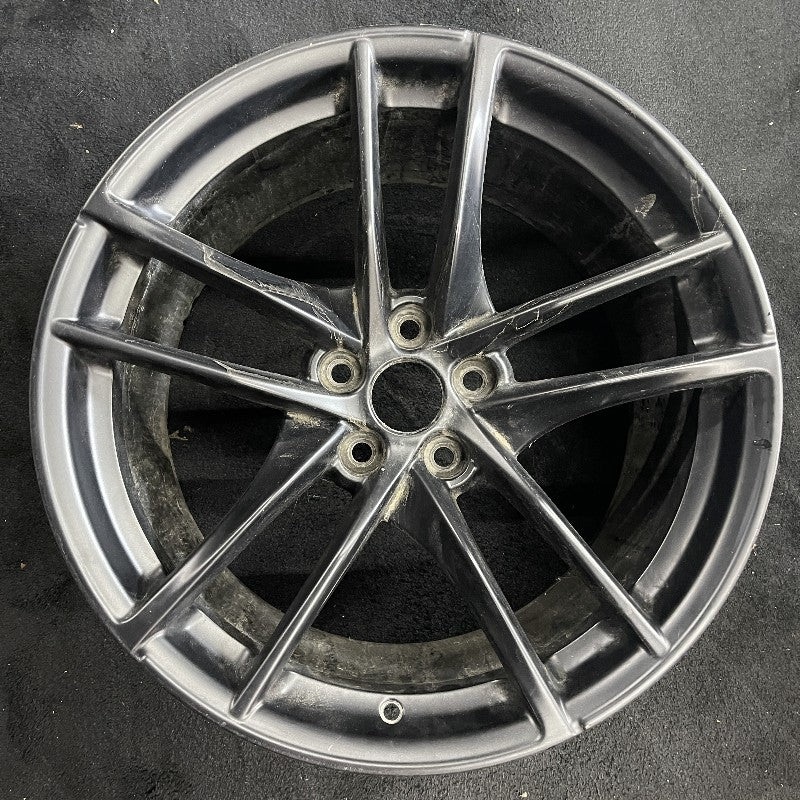 19″ GR SUPRA 20 alloy 10 spoke 5 split spoke 19×10 black Original OEM Wheel Rim