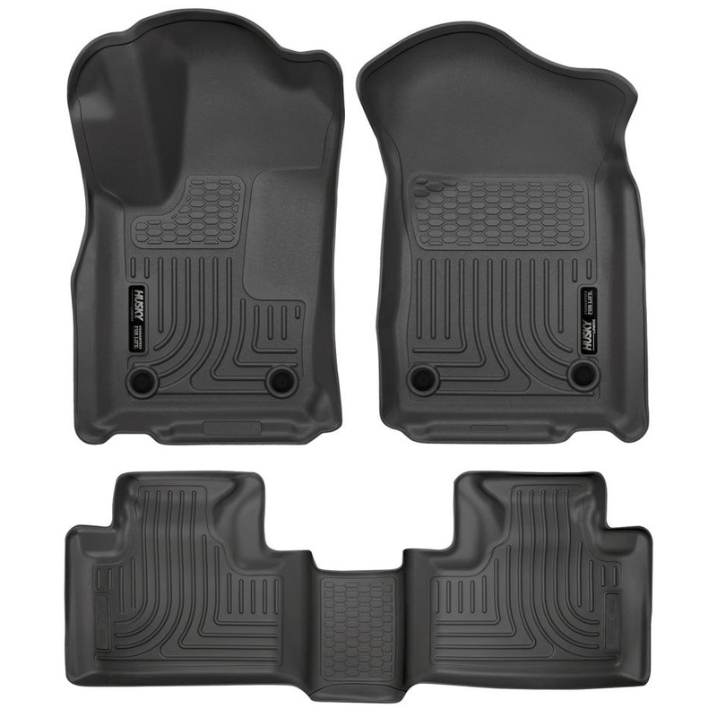 Husky Liners 16-22 Dodge Durango Weatherbeater Black Front & 2nd Seat Floor Liners