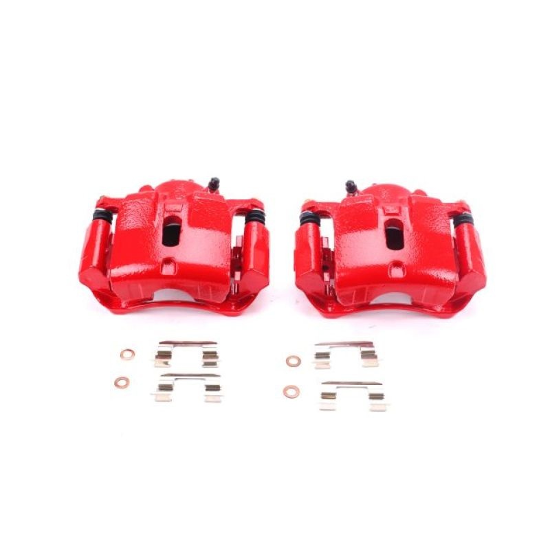 Power Stop 03-08 Honda Pilot Front Red Calipers w/Brackets – Pair