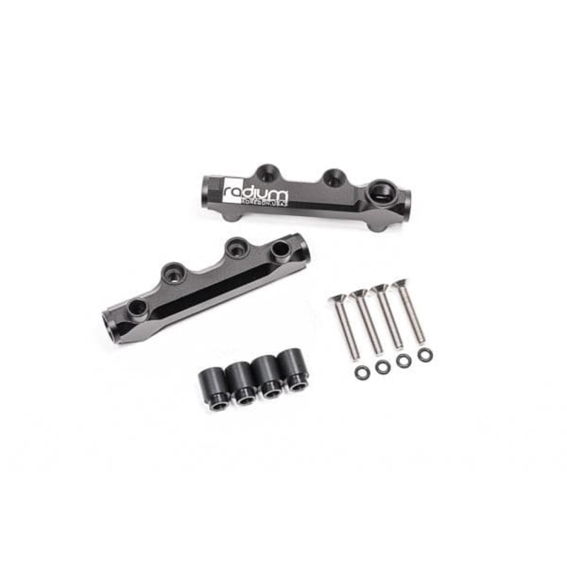 RADIUM ENGINEERING FUEL RAILS, TOP FEED UPGRADE, SUBARU EJ, TOP PORT