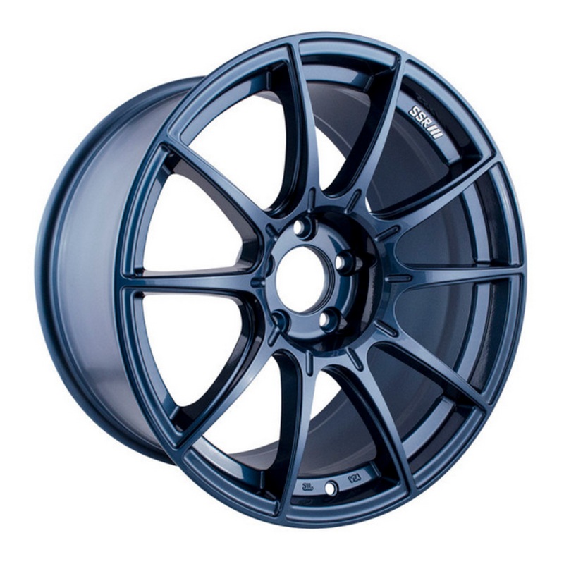 18×9.5 SSR GTX01 Blue Gunmetal