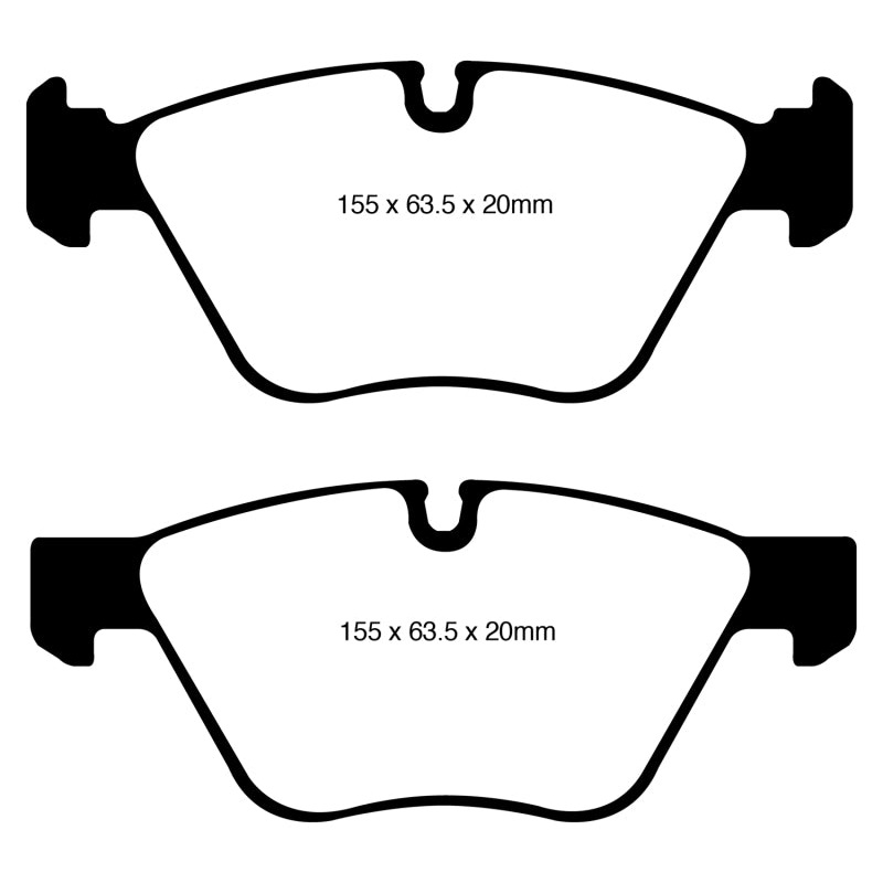 EBC 08-10 BMW 128 3.0 Redstuff Front Brake Pads