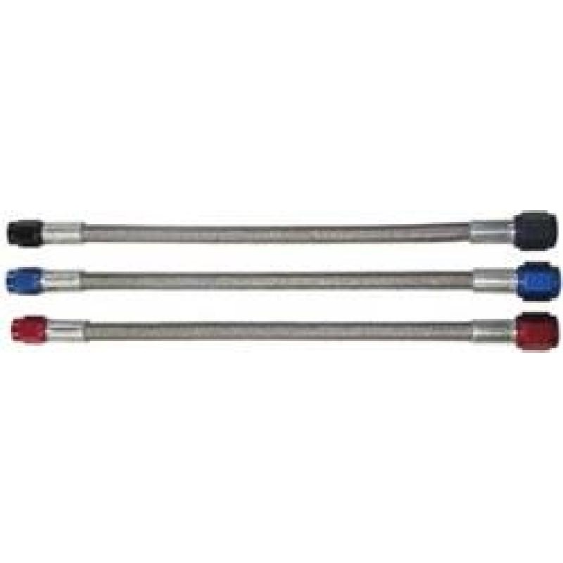 Fragola -3AN x -4AN Nut 4AN Nitrous Line 10in Blue Nuts