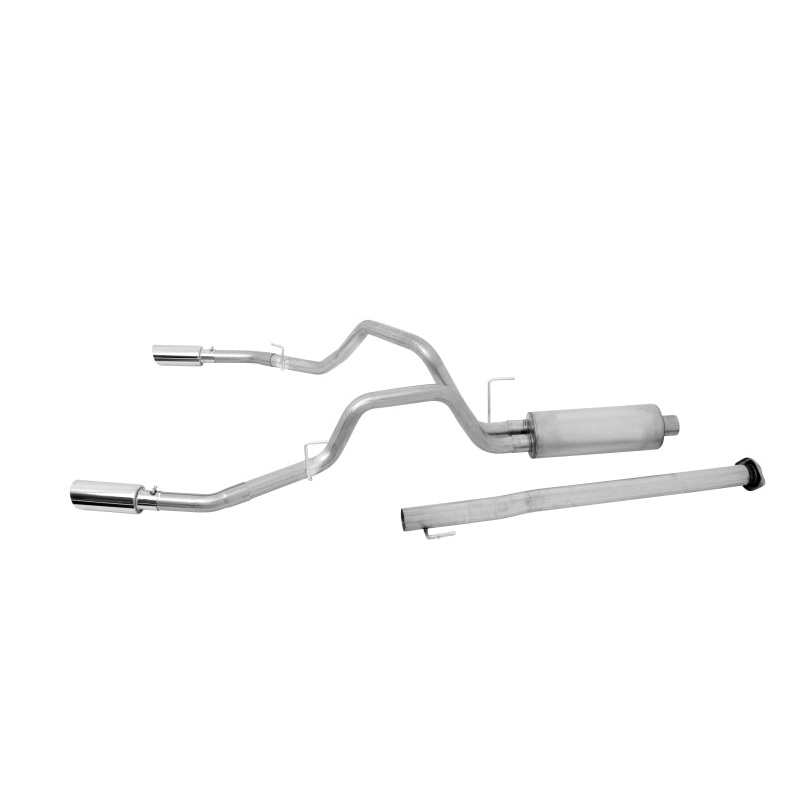 Gibson 15-19 Ford F-150 King Ranch 5.0L 3in/2.5in Cat-Back Dual Split Exhaust – Stainless