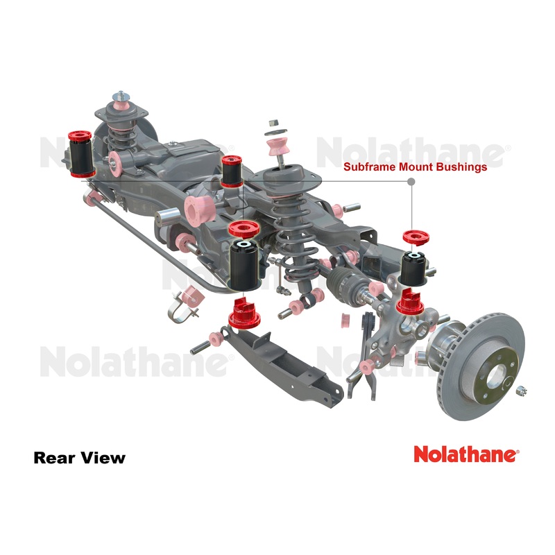 Nolathane Rear Subframe – Mount Bushing Kit | 2008 Pontiac G8 GT and 2014-2017 Chevrolet SS (REV094.0010)
