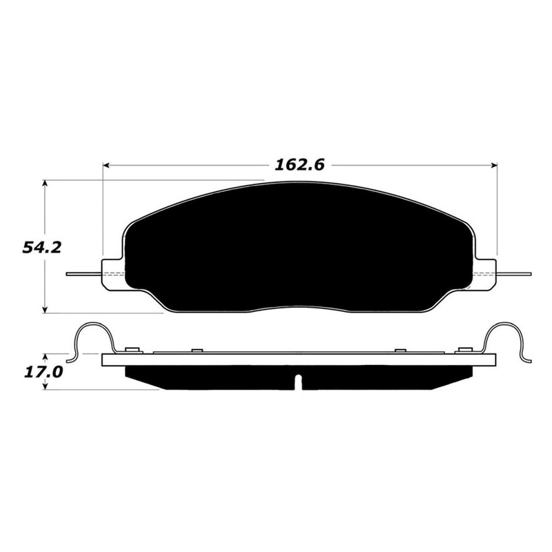 Porterfield Brake Pads for 2010 FORD MUSTANG V6
