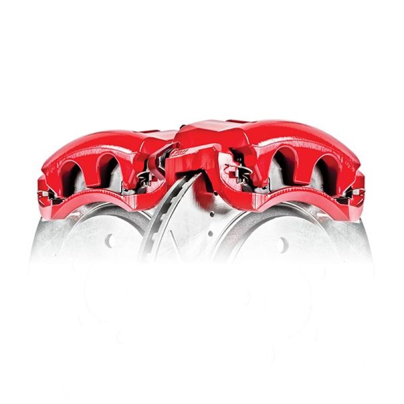 Power Stop 09-15 Cadillac CTS Rear Red Caliper – Pair w/o Bracket