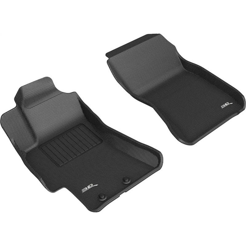 3D MAXpider 08-11 Subaru Impreza / WRX / 08-14 Impreza WRX STI Kagu 1st Row Floormats – Black