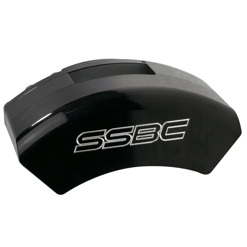 American Made Super Twin 1-Piston Front Caliper Assembly W/Pads. Black CPA-22131B