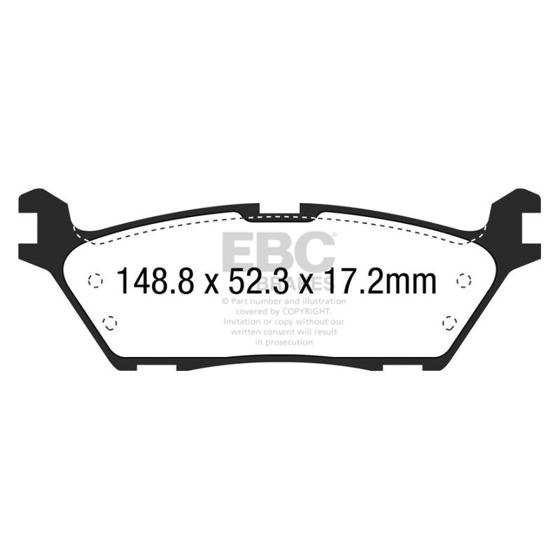 EBC Brakes Yellowstuff Performance Brake Pads