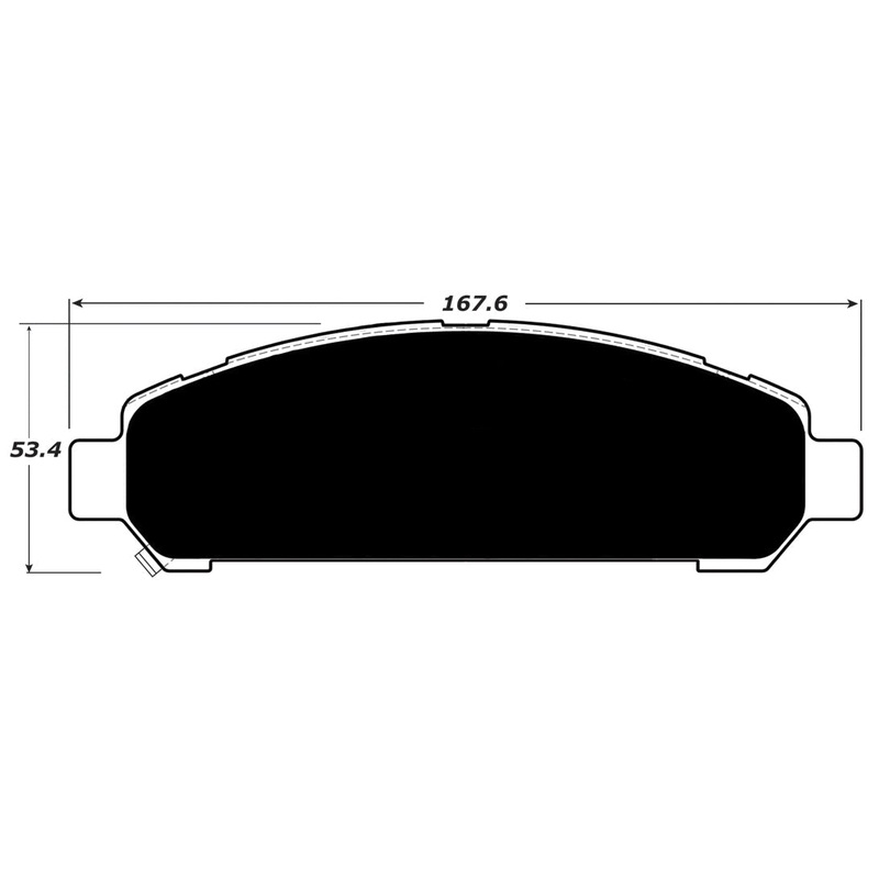 Porterfield Brake Pads for 2013 TOYOTA VENZA