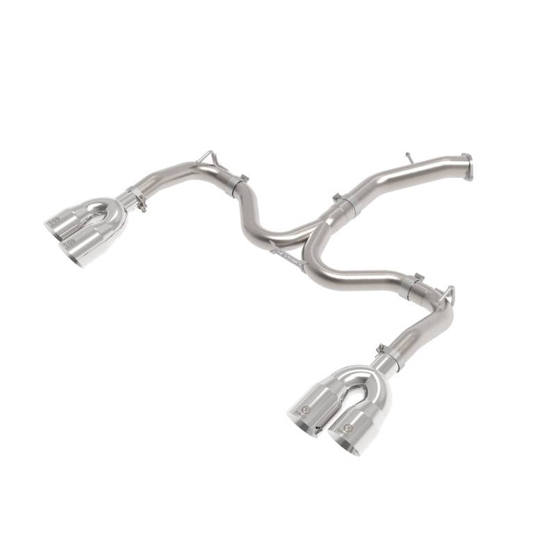 aFe 22-24 Kia Forte GT 1.6L 3in-2.5in 304 Stainless Steel Axle-Back Exhaust w/ Polished Tips