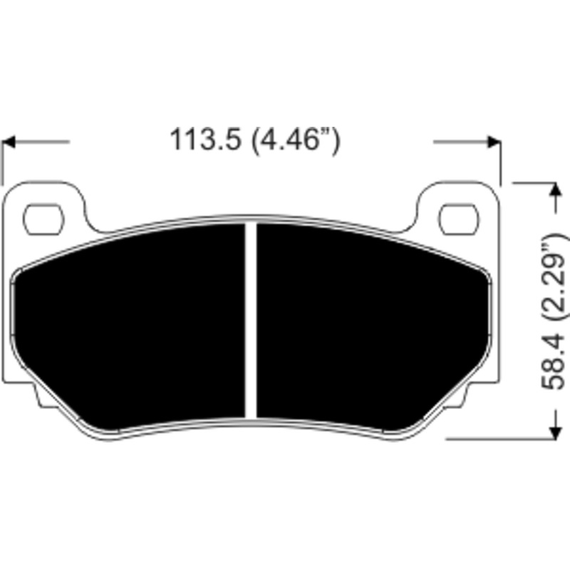 Porterfield Brake Pads for 2009 LOTUS EXIGE 240