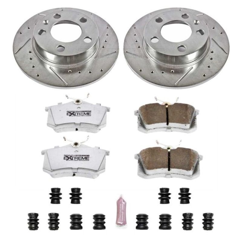 PowerStop Power Stop 98-10 Volkswagen Beetle Rear Z26 Street Warrior Brake Kit