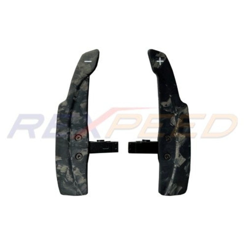 Rexpeed 2017+ FRS/BRZ / 2022+ GR86/BRZ AT Forged Carbon Shift Paddles Full Replacement – Matte | FR136FCM