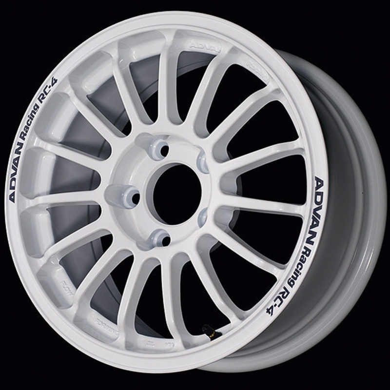 Advan RC-4 Wheel – 15×7.0 +35 | 5×100 | Rally White