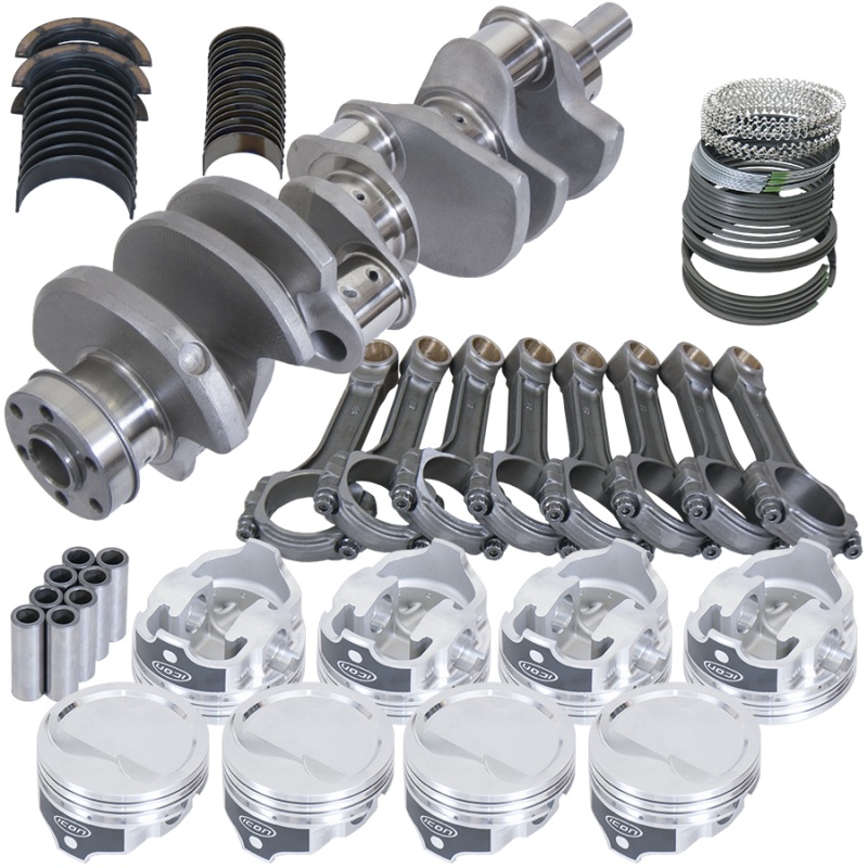 Eagle Ford 351W 4.000in Crank 6.200in I-Beam Rods -15.8cc 4.030in Pistons Rotating Assembly
