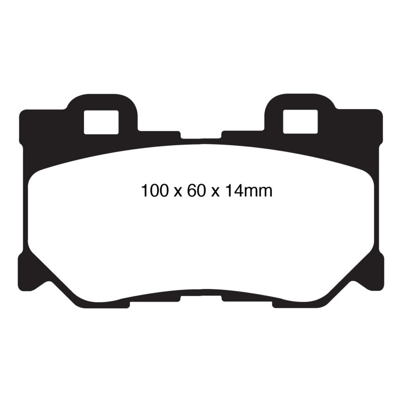 EBC 08-13 Infiniti FX50 5.0 Greenstuff Rear Brake Pads