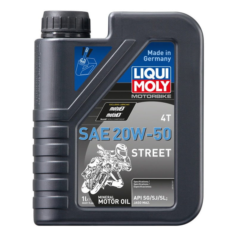 LIQUI MOLY 1L Motorbike 4T SAE 20W50 Street