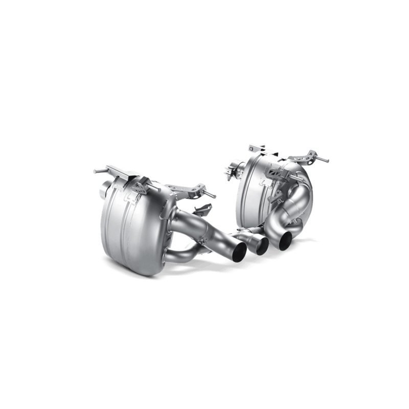 Akrapovic 10-15 Ferrari 458 Italia/458 Spyder Slip-On Line (Titanium) w/ Carbon Tips