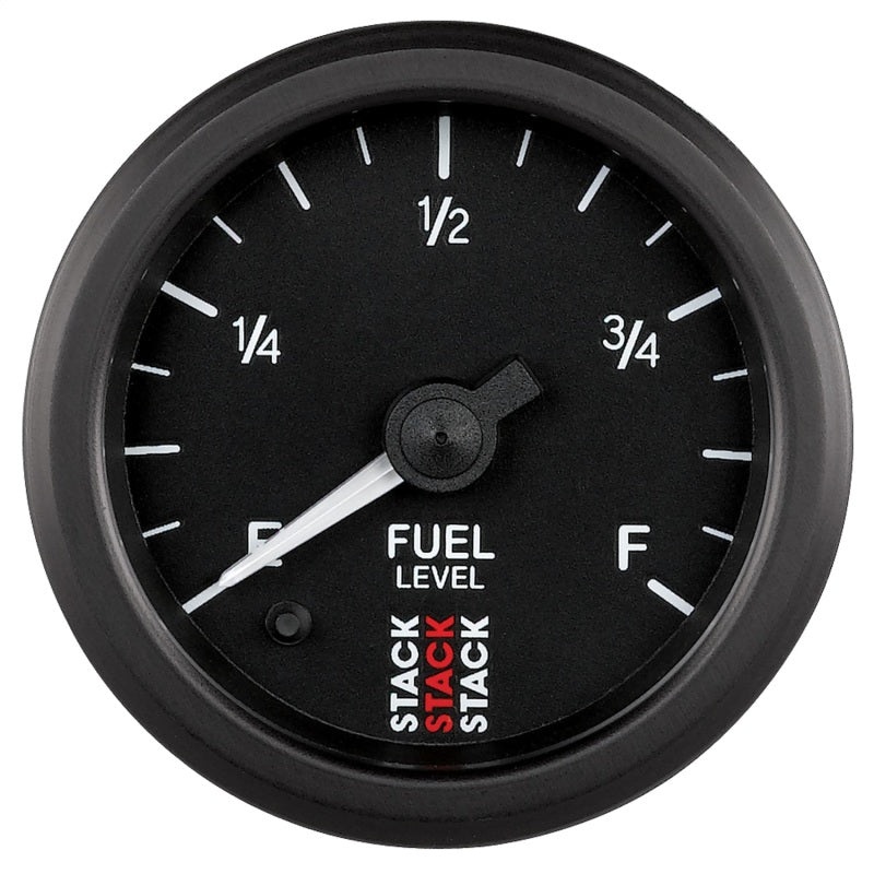 Autometer Stack Instruments 52mm 0-280 Ohm Programmable Pro Stepper Motor Fuel Level Gauge – Black