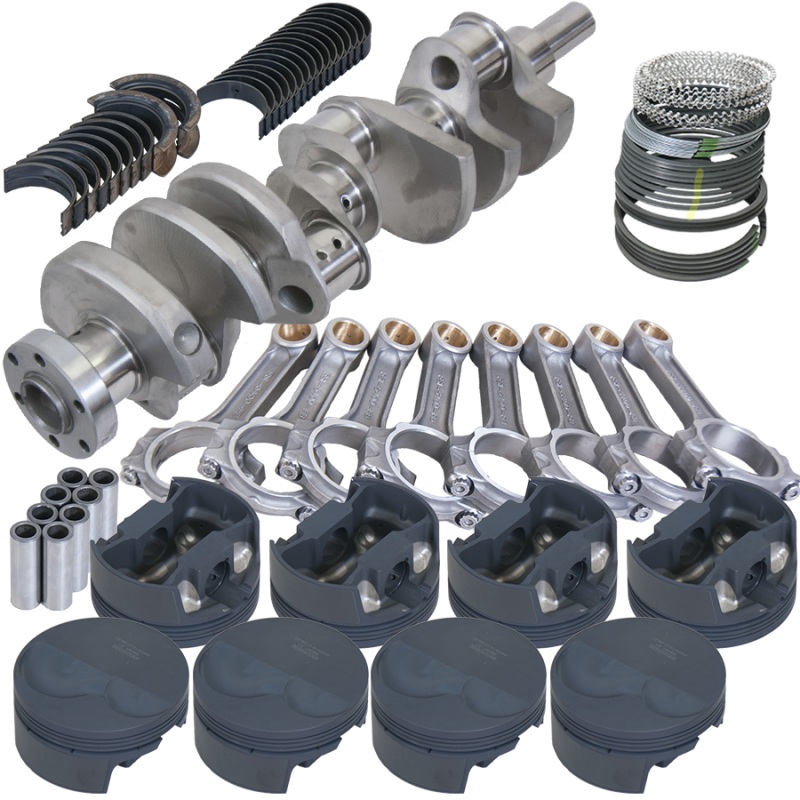 Eagle Ford 302 TW Heads 3.400in Crank 5.400in I-Beam Rods -6cc 4.040in Pistons Rotating Assembly