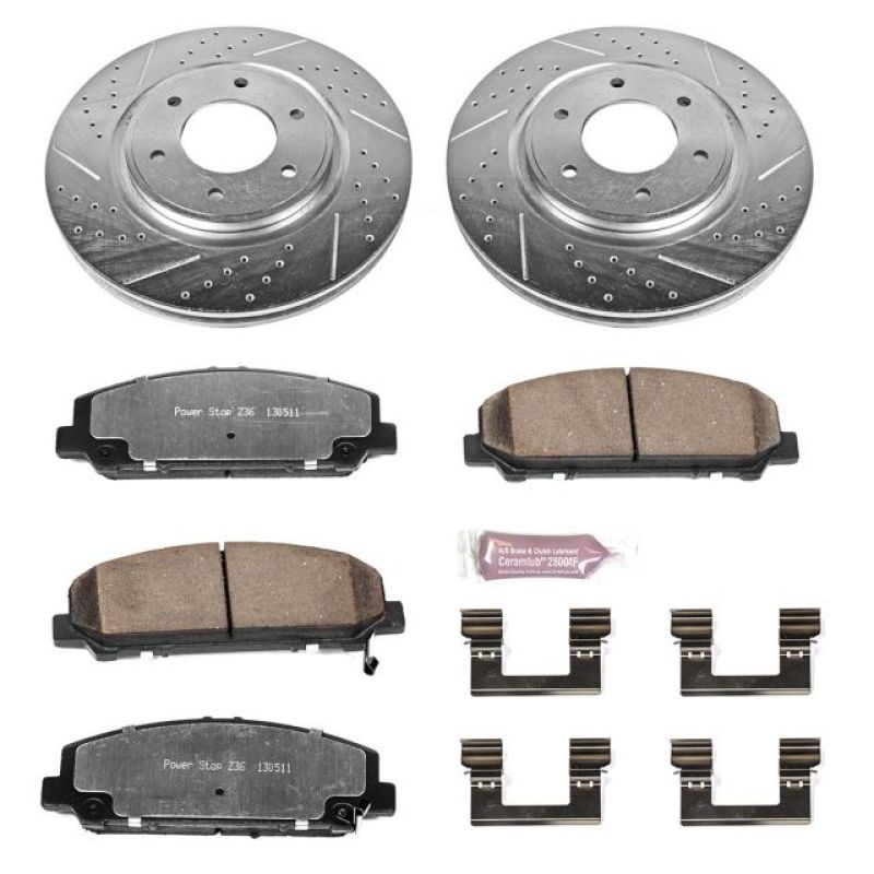 Power Stop Front Z36 Truck & Tow Brake Kit Infiniti QX56 2008-2010 / Nissan Armada 2007-2011 / Titan 2008-2010 | K2961-36