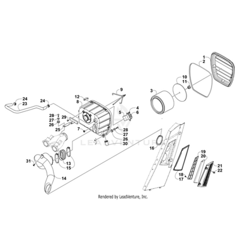 Air Box Weldment by Arctic Cat