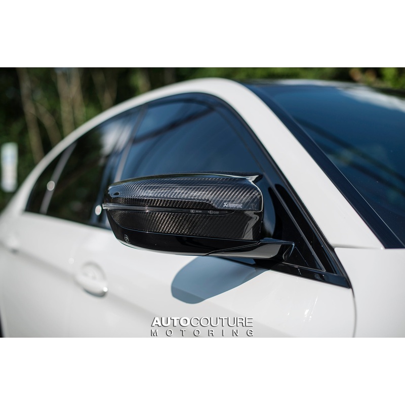 Akrapovic 18+ BMW M5 (F90) Carbon Fiber Mirror Cap Set – High Gloss
