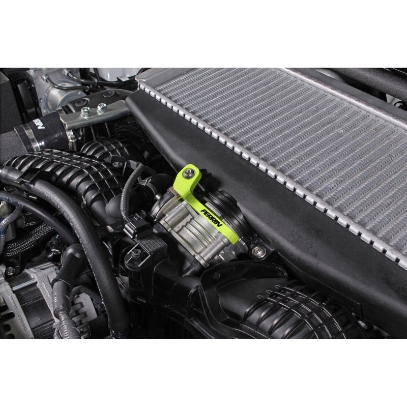 PERRIN 22-25 Subaru WRX / 19-25 Ascent / 20-25 Outback & Legacy Turbo TMIC Bracket – Neon Yellow