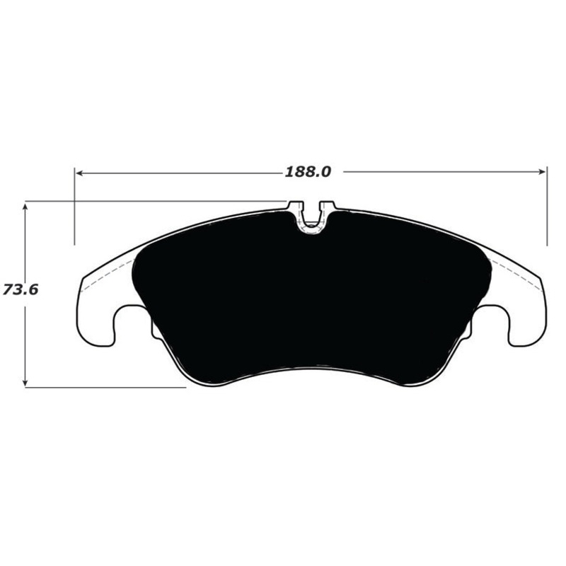 Porterfield Brake Pads for 2009 AUDI Q5 (except 2.0T w/ Brembo Calipers)