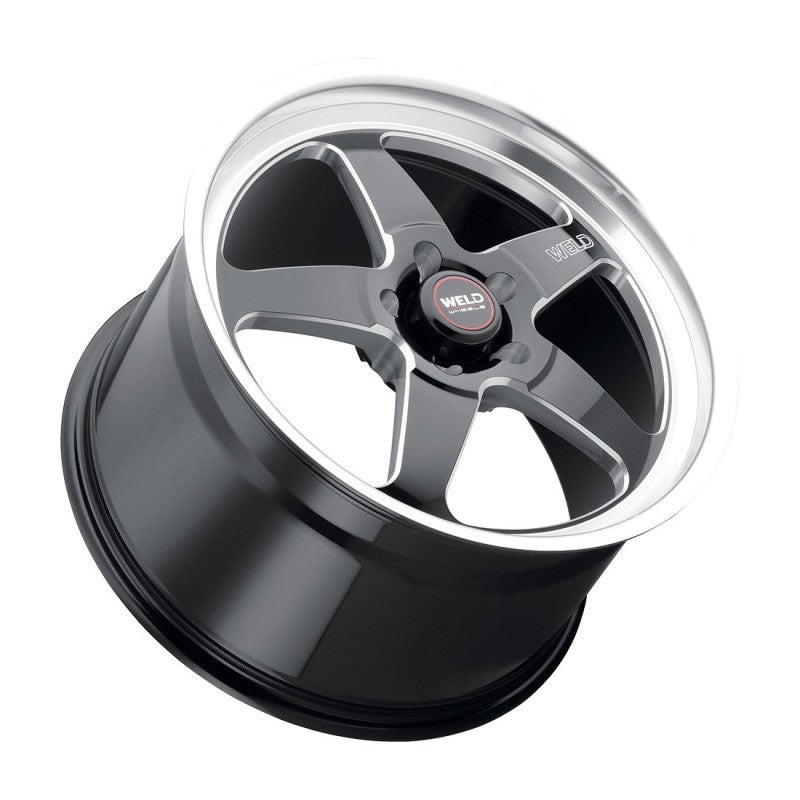 Weld S104 22×8.5 Ventura 5×127 ET06 BS5.00 Gloss BLK MIL DIA 78.1