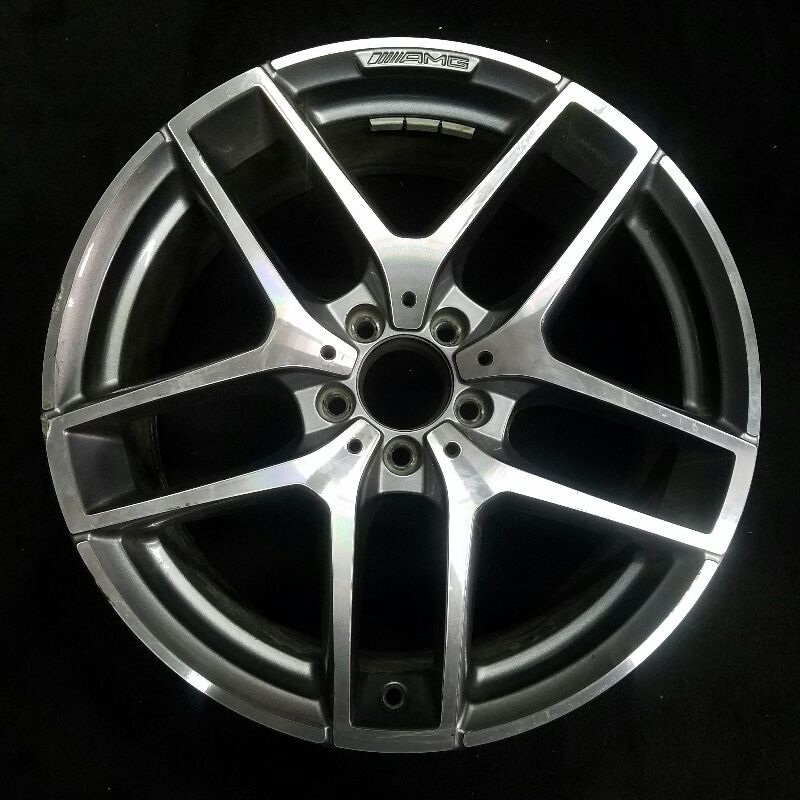19″ MERCEDES GLC-CLASS 16 253 Type GLC300 19×8 10 spoke gray accents Original OEM Wheel Rim