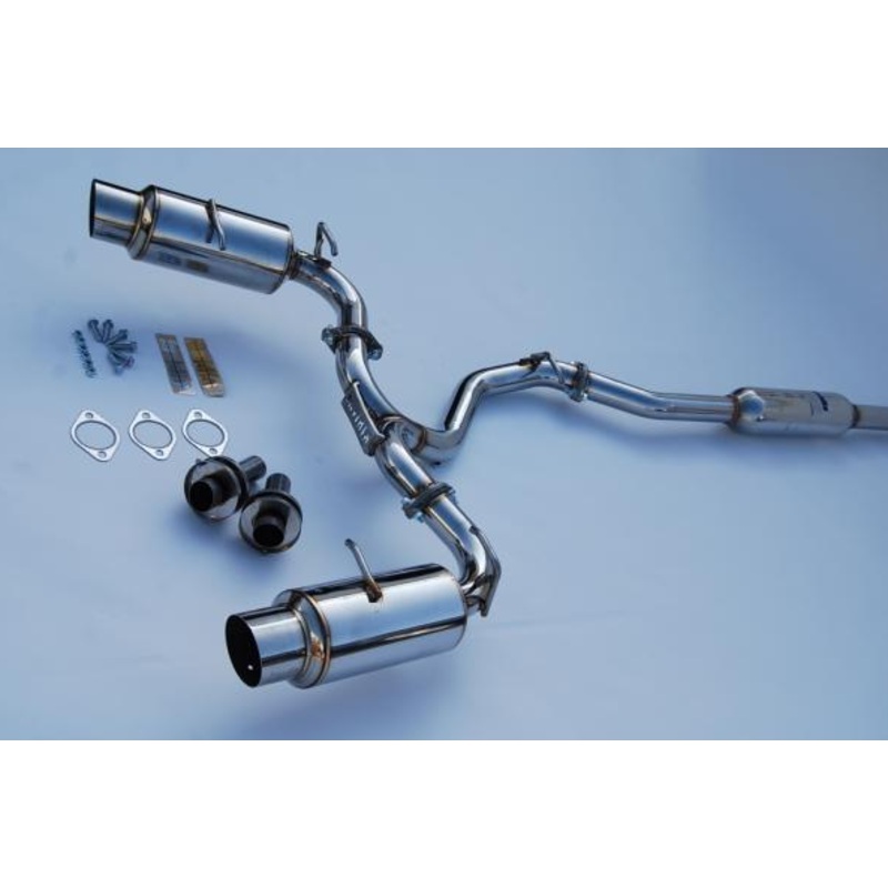 Invidia Dual N1 Cat-Back Exhaust 2017-up Toyota 86 / 2013-up Scion FR-S / Subaru BRZ (Stainless Tips)