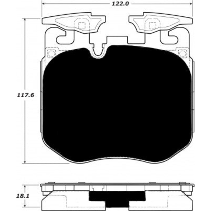 Porterfield Brake Pads for 2016 BMW 750iX