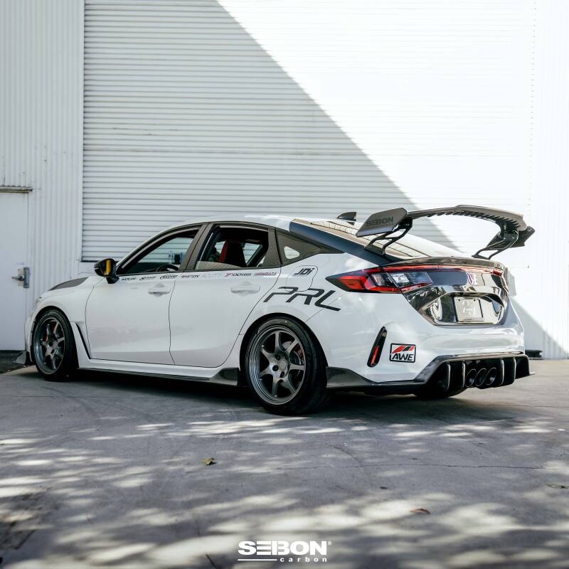 SEIBON MB-Style Carbon Fiber Rear Spoiler – 23+ Honda Civic Type R (FL5)