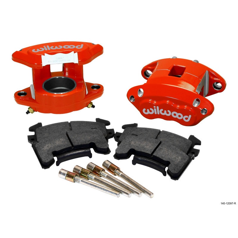 Wilwood D154 Front Caliper Kit – Red 2.50in Piston 1.04in Rotor